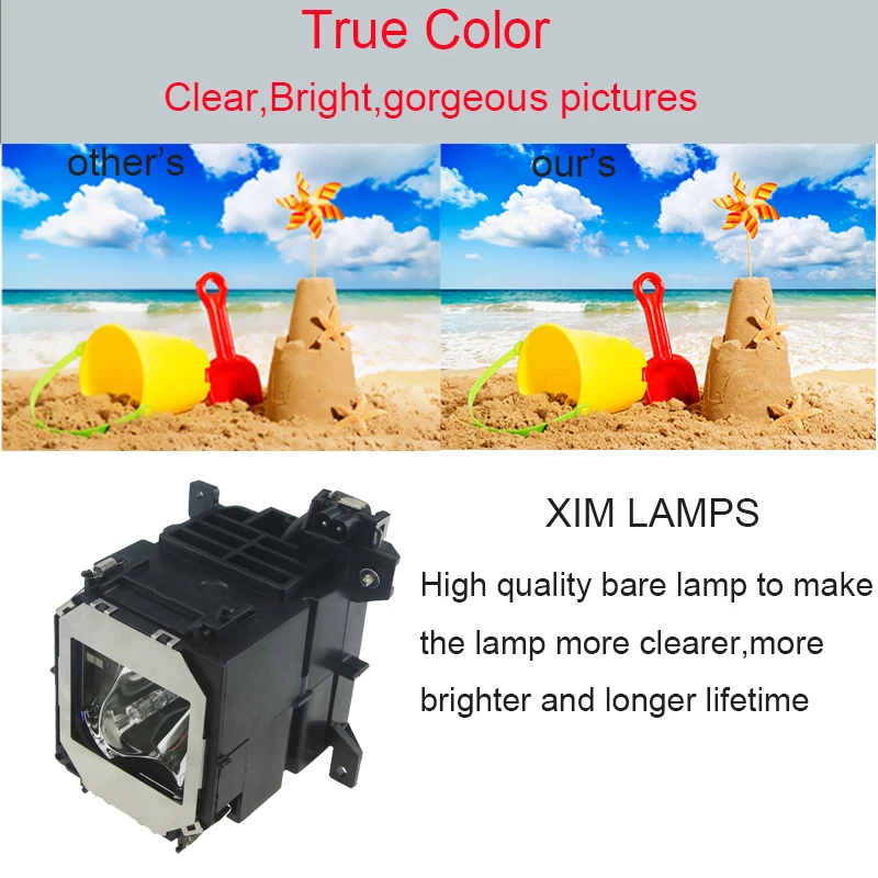 رائجة البيع مصباح بروجيكتور مع السكن ELPLP28 V13H010L28 لإبسون EMP EMP TW200H / EMP TW500 / PowerLite 200 / PowerLite 200 + #4