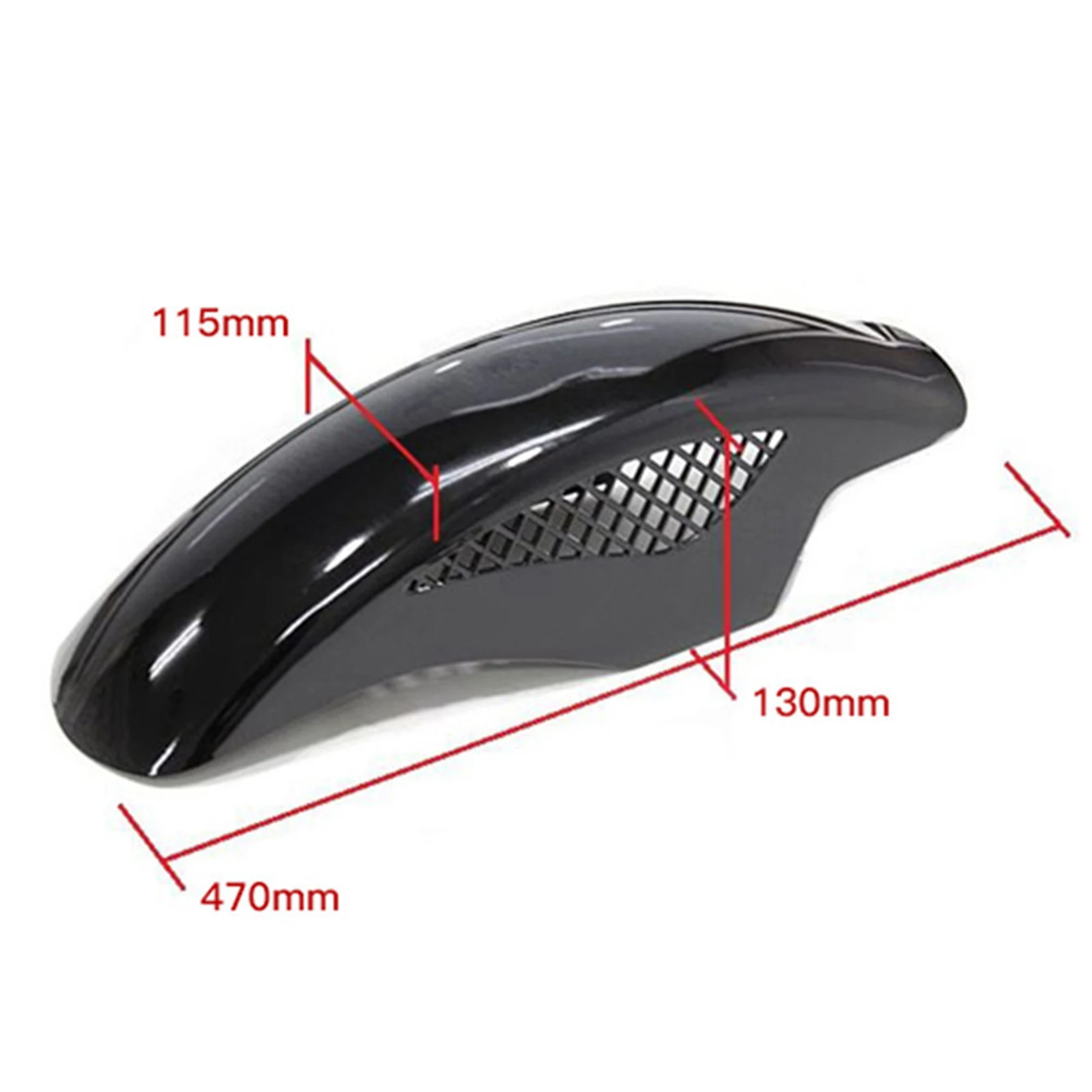 Guardabarros Delantero Modificado AC34 para Motocicletas, Cubierta de Guardabarros Delantero para Honda CBX250/CBX400 CBX400F Z400FX BEET Negro