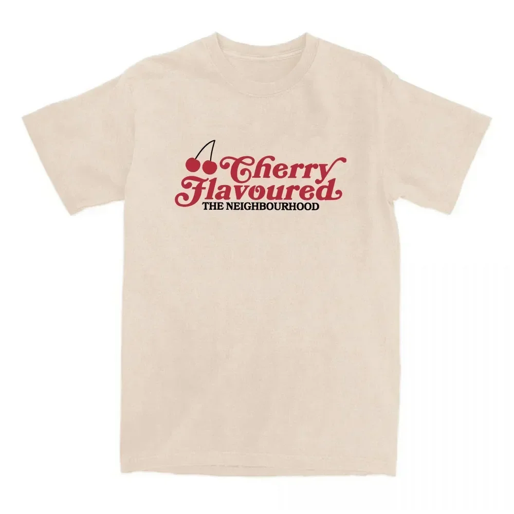 

Футболки со вкусом вишни The Neighbourhood Band The NBHD, футболка с рисунком в стиле хип-хоп, унисекс, трикотажные футболки, летние мужские топы