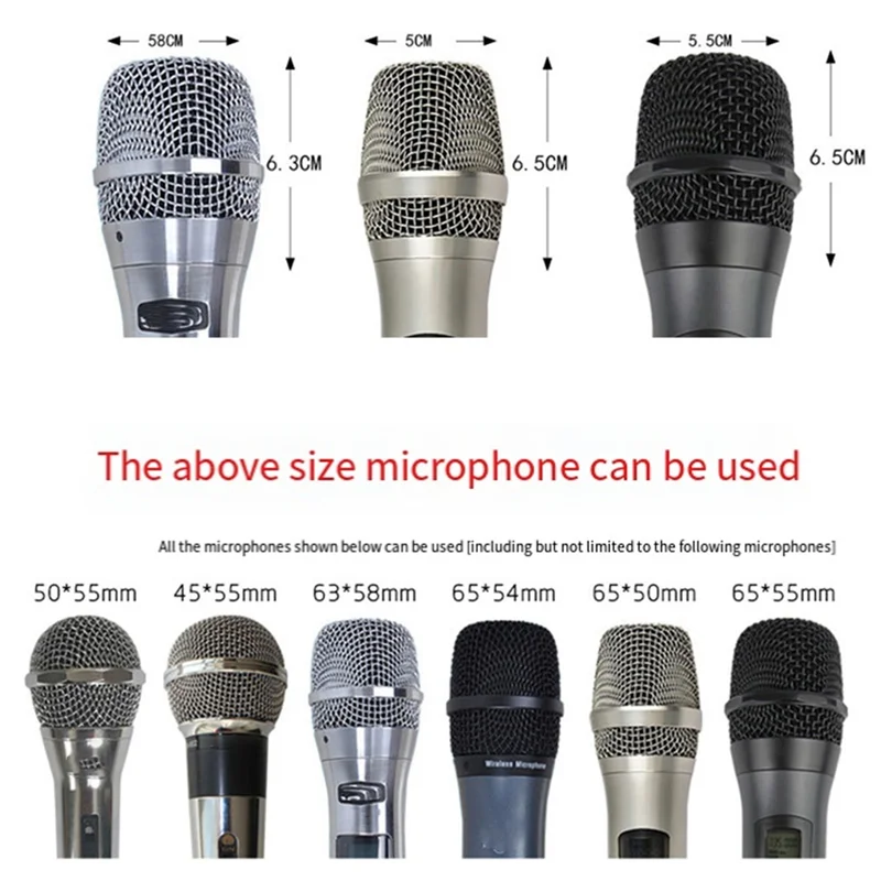 

Microphone Cover, Sponge Cover, Anti-Fall, Anti-Roll, Anti-Slip Ring, -Up Cover, Microphone Protective Cover