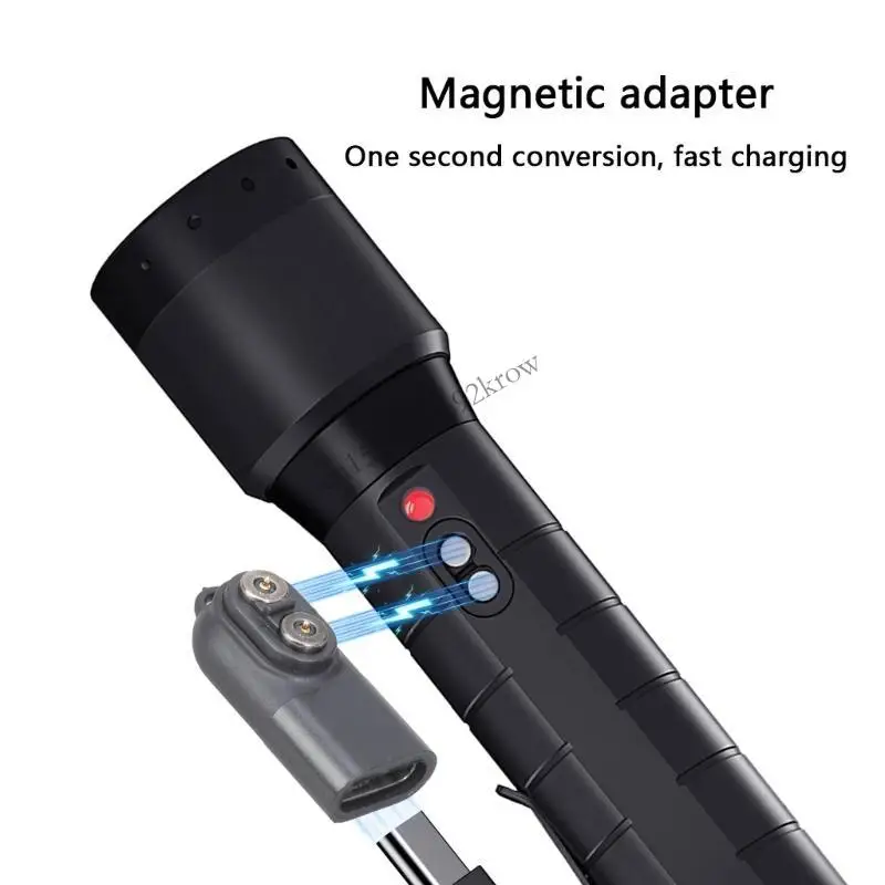 Compactly Charging Adapters For Ledlenser H5R P6R H7R H15R P18R H19R Flashlights Headlamps