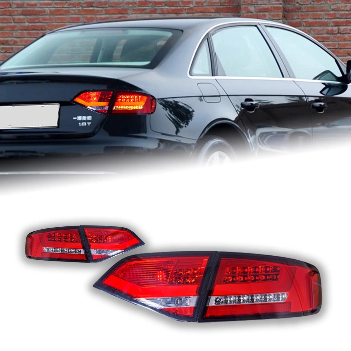 

Car Light For Audi A4 B8 Tailights 2009-2012 Upgrade Modified to New DRL Dynamic Turn Signal LED Taillight Auto Accessories