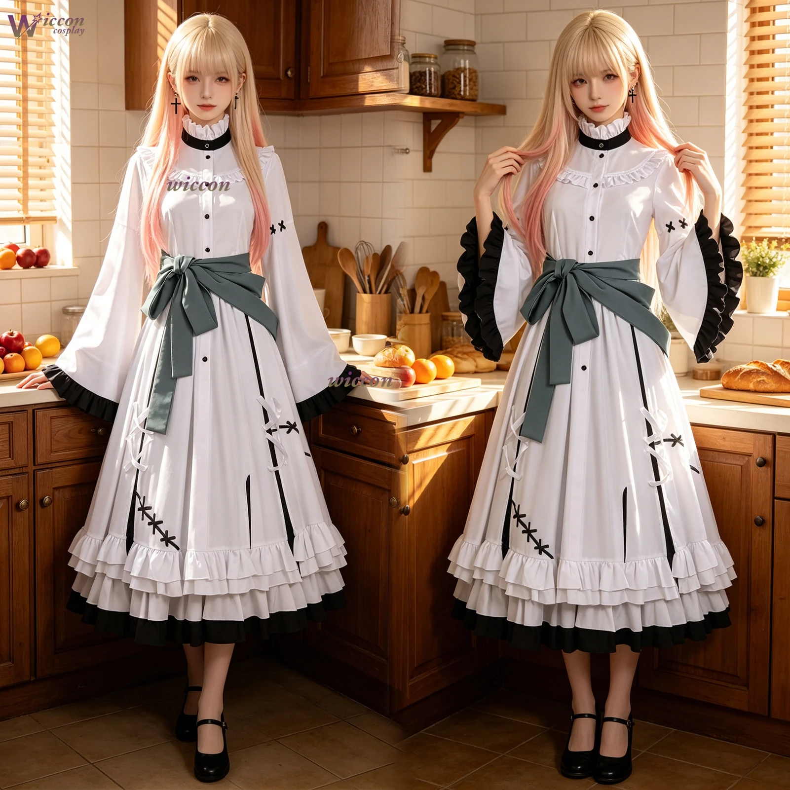 

Uniform Magical Girl Witch Trial Hikami Meruru Cosplay Lolita Costume Adult Carnival Uniform Anime Halloween Party Costumes