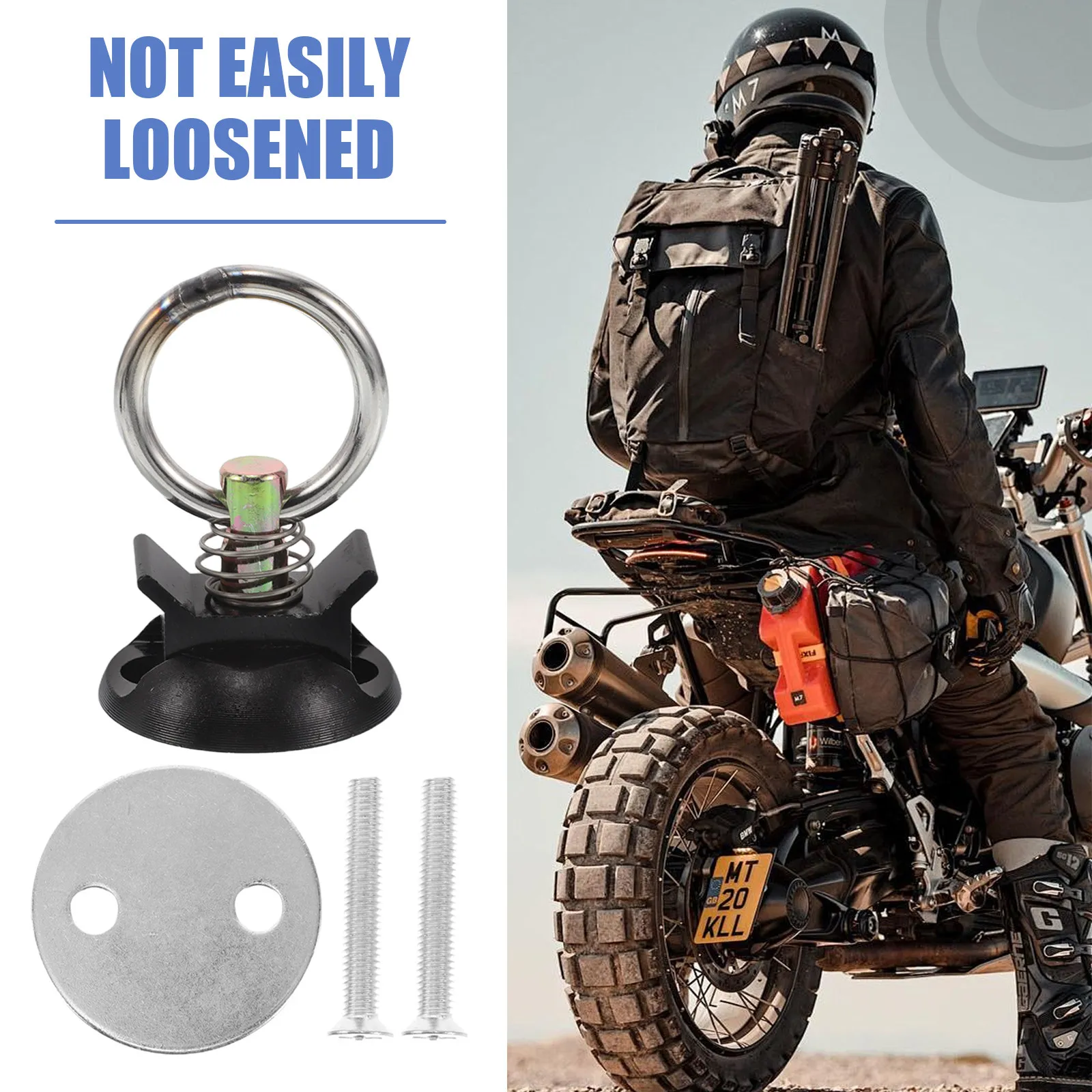 4Pcs Truck Bed Tie Down Anchor For Truck Bed Cargo Garage Organ Motorcycle Round Anchors Heavy Duty System