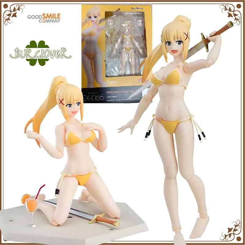 

GSC Original FIGMA Anime Figure DARKNESS SWIMSUIF VER Action Figure Toys For Boys /Girls /Kids /Christmas Gift Collectible Model