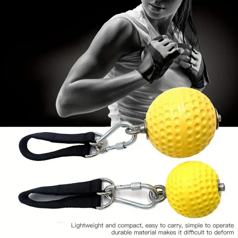 

Pull Up Power Balls 2X Non-Slip Rock Climbing Grips With Strap Forearm And Hand Exerciser Hand Grips Strength Trainer For Chin