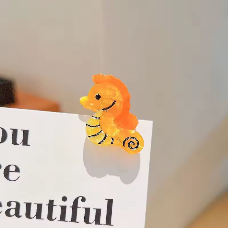 4.5cm Mini Cute Claw Clip Small Girl Hair Claw Semi Transparent Bangs Side Clip Small Shark Clip Women's Hair Apparel Accessory - Image 20