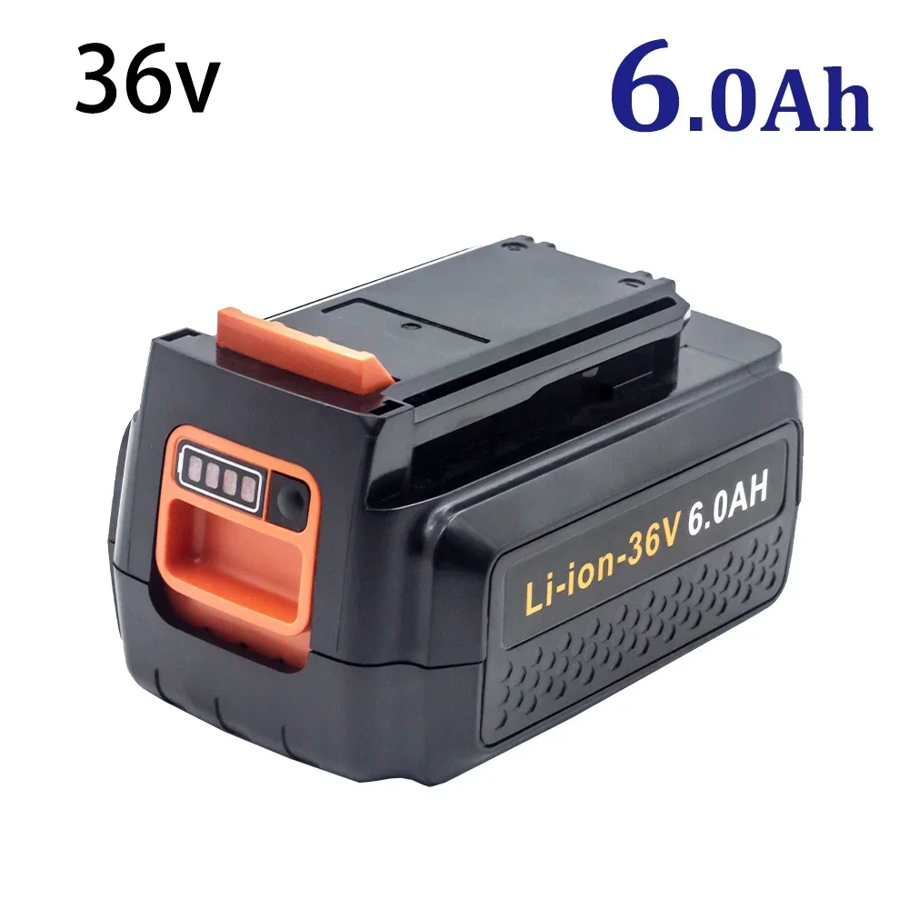 Nadaje się do Black&Decker 36v/40V 6.0Ah litowo-jonowy akumulator do elektronarzędzi BL20362 BL2536 LBXR36LBX1540 LBX2540 LBX2040