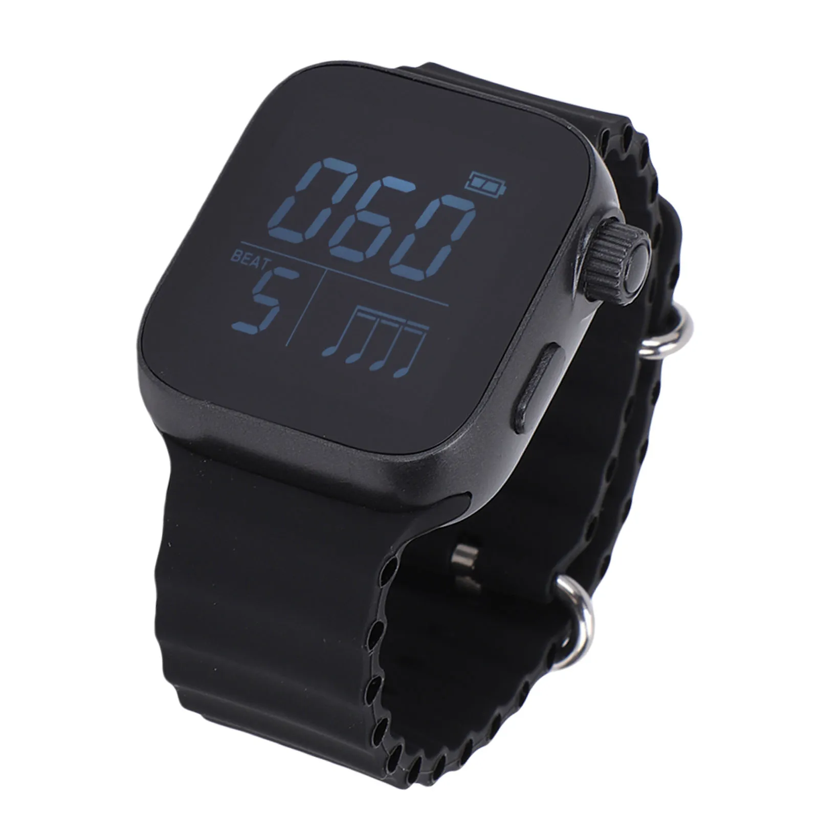 

Wearable Vibrating Metronome Watch with 40-240 BPM Adjustable – Electronic Music Practice Timer for Beginners, Musicians, Exerci