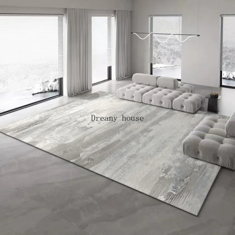 Modern Abstract Carpets for Living Room Non-slip Light Luxury Home Decoration Bedroom Decor Floor Mat Washable Large Area Rugs