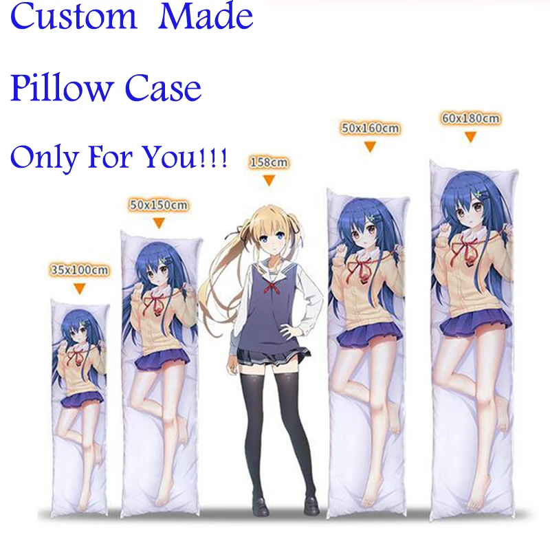 لتقوم بها بنفسك مخصص Dakimakura أنيمي ناجيتو كومايدا المخدة الوجهين طباعة المعانقة الجسم السرير وسادة غطاء دروبشيبينغ