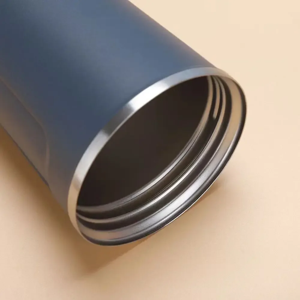 Stainless Steel Double-layer Coffee Insulation Simple With Portable Cup Creative Outdoor Leisure Car Cup 380ml 510ml