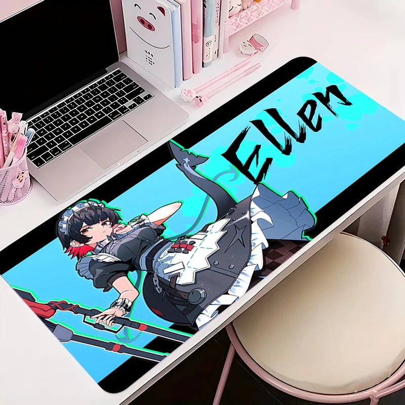 

Mousepad PC Gaming Accessories Computer Cabinet Extended Mat Non-Slip Mouse Pad Keyboard Pad Z-zenless Zone Zero Office Desk Mat