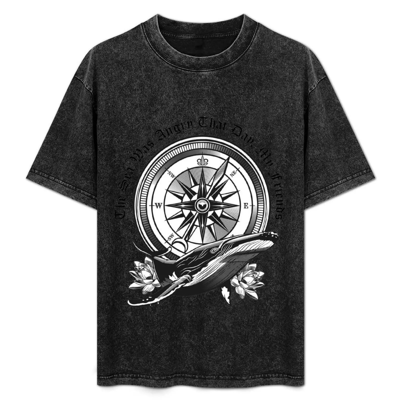 

The sea Was Angry That Day , My Friends T-Shirt Gym Wear Breathable Short Sleeve Tee