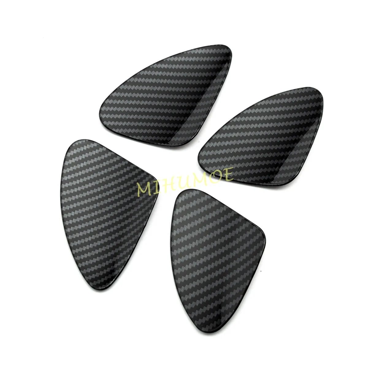 ألياف الكربون داخل غطاء مقبض الباب ملصقات لكزس ES ES ES250 ES300h ES350 2019 2020 2021 2022 2023 2024 2025