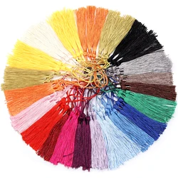 30-100pcs/Pack Polyester Silk Tassel Fringe 13cm Cotton Tassels Trim For Sewing Curtains Accessories DIY Wedding Decoration