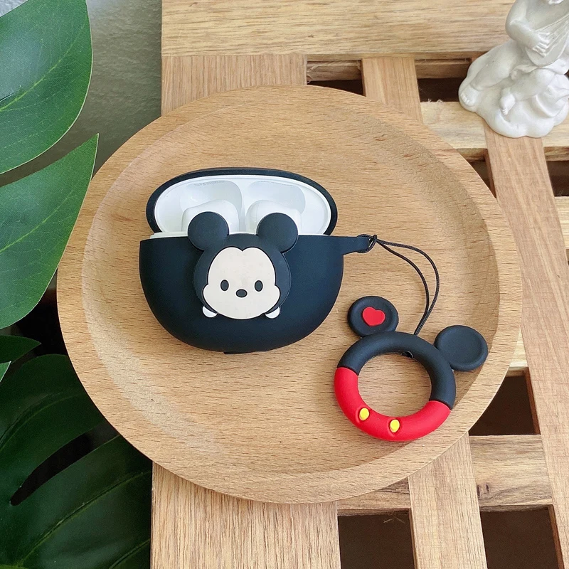 Cartoon Disney Earphone Case For EDIFIER X2/N2PODS/Q2 Silicone Wireless Blutooth Protective Earbuds Cover Charging Box With Hook