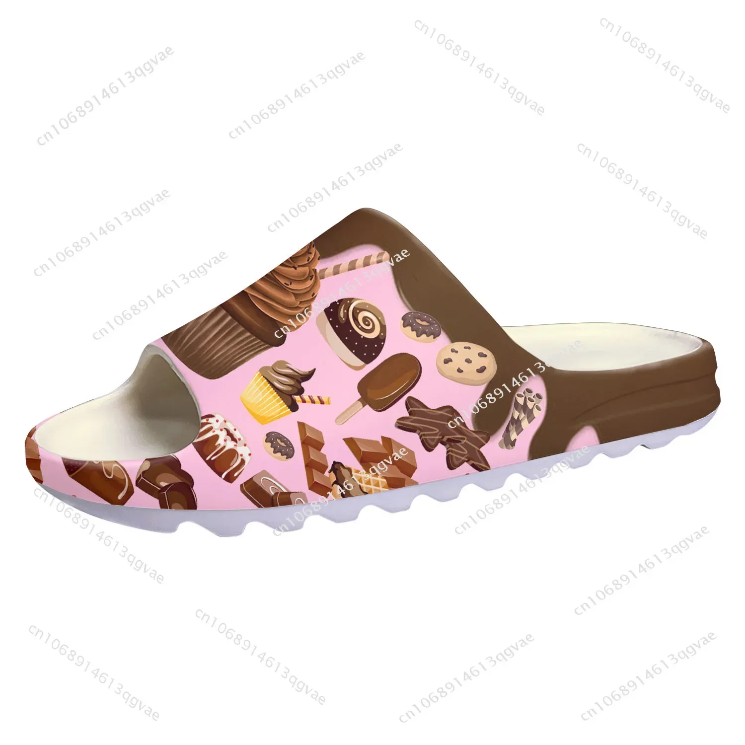 Cartoon Cake Chef Soft Sole Sllipers Home Clogs Customized Water Shoes Mens Womens Teenager Stepping on Shit Bathroom Sandals