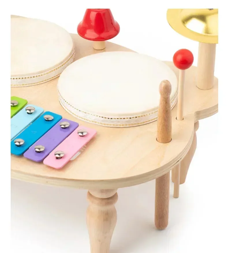 

Baby early educational learning musical toys set kid wooden toys instrumental Wooden Orff Percussion wooden toy music set