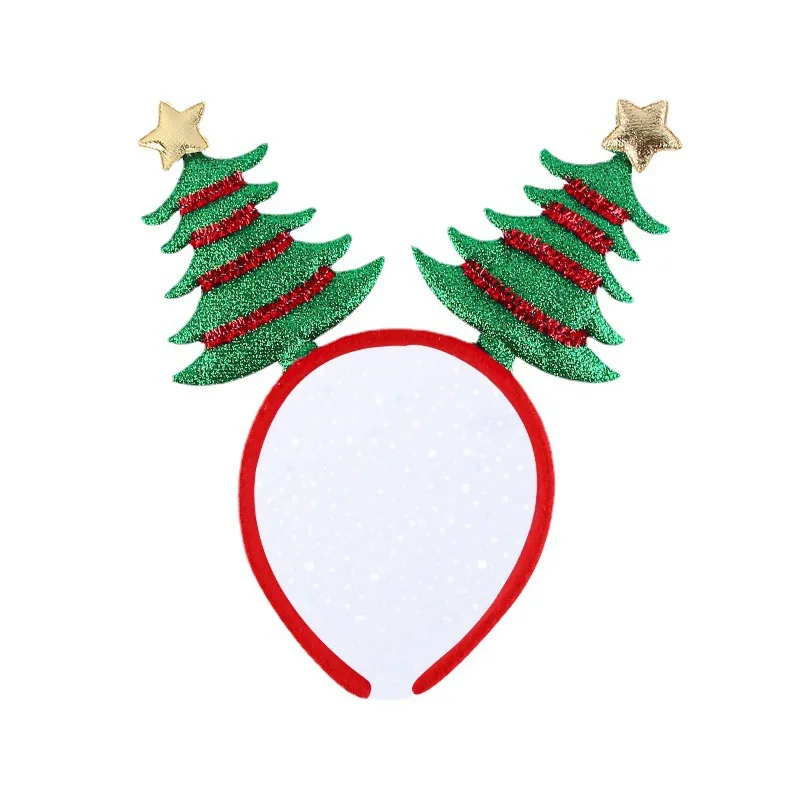 20pcs Kids Adults Party Tree Headband New Year  Headwear Holiday Costume Xmas Wedding Festival