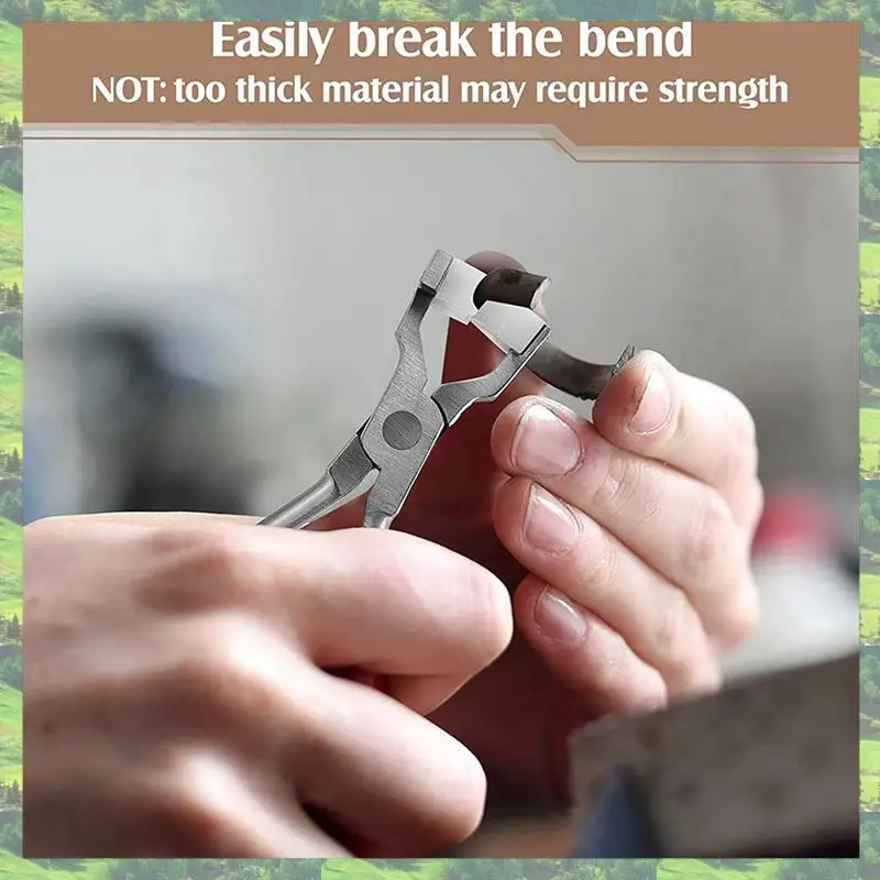 

A59Z-4 Pcs Ring Making Kit Chain Nose Pliers Bending And Wrapping Metal Tool Stainless Steel Ring Bender Ring Bending Tool