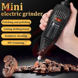 130W Power Electric Mini Drill Engraver Rotary Tool Handheld Polishing Grinder Engraving Pen With Accessories Variable Speed