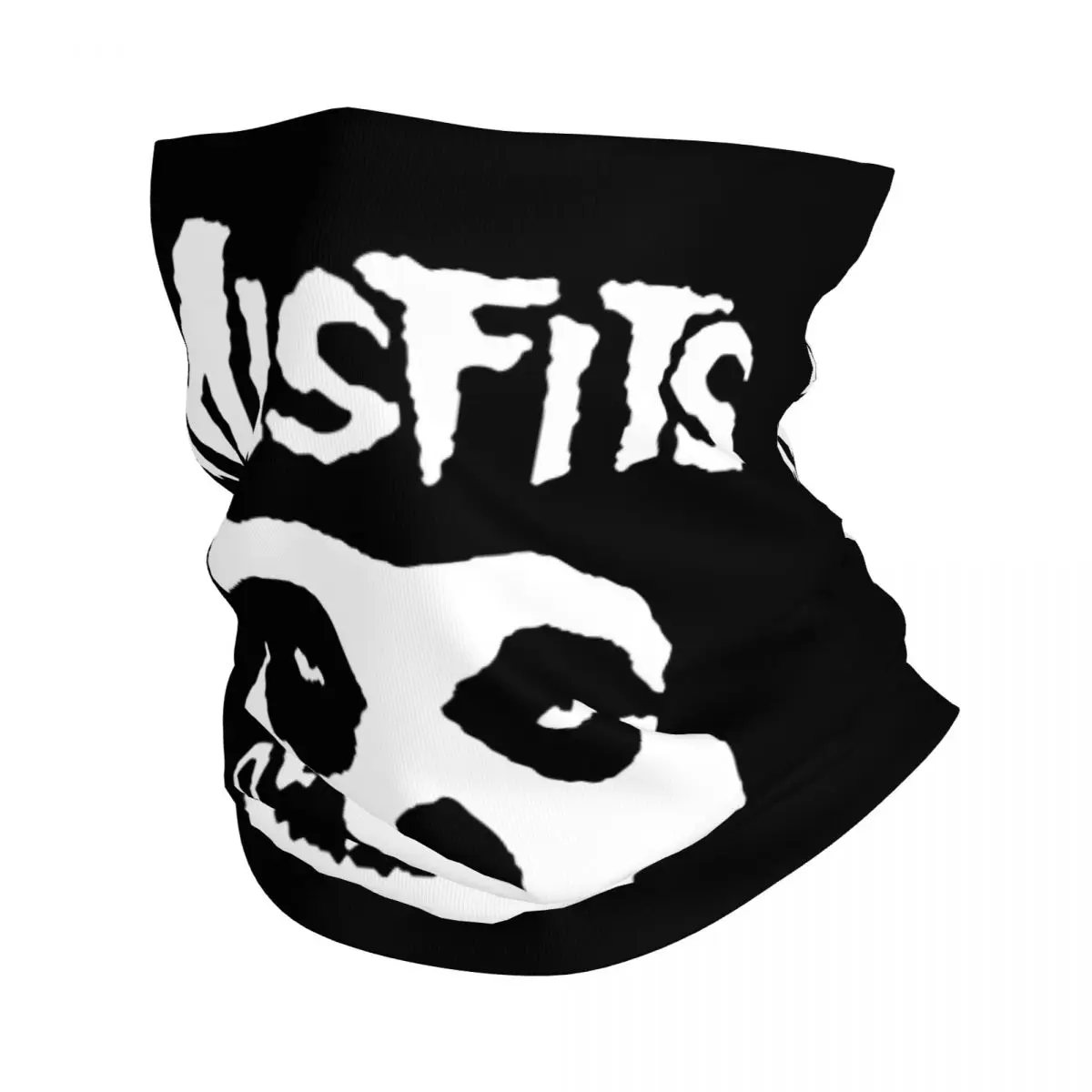 Misfits Skulls Bandana Neck Gaiter Printed Horror Skeleton Balaclavas Wrap Scarf Multifunctional Headband Riding Men Women Adult