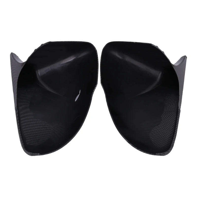 ABS Side Mirror Cover Set with a Formed Horn-Style Vehicle Profile for 2018-2023 R6FB