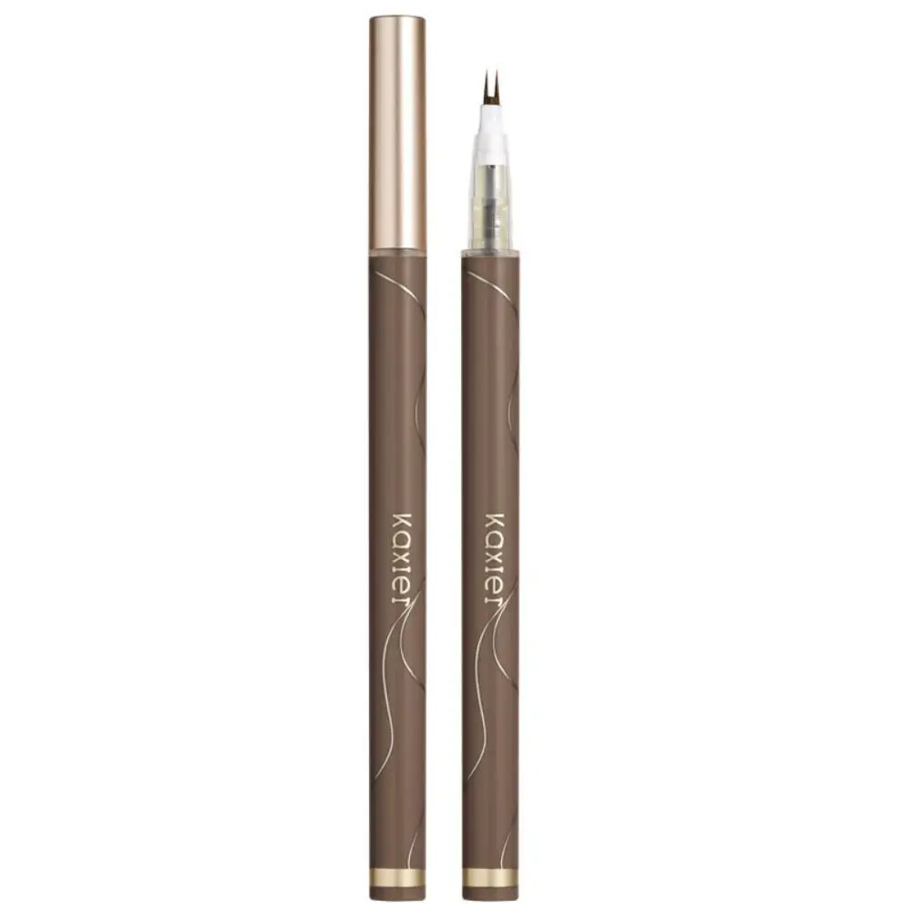 Eyeliner liquide à double fourche sans bavure, stylo à cils inférieur, séchage rapide, longue durée, pointe ultra fine à 2 fourches, cosmétiques