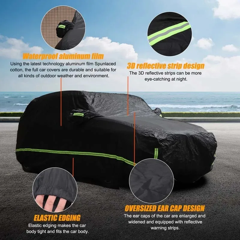 For BMW X5 X6 G05 G06 2019-2022 Car Cover Indoor Outdoor Sunscreen Heat UV Snow Sun Protection Dustproof Car Accessories