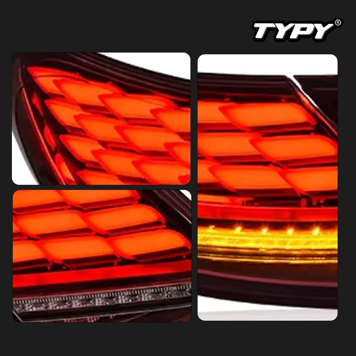 

TYPY New LED Tail Lamp Upgrade Modified For Benz C-Class W205 Taillight Coupe 2015-2020Dynamic Signal Tail Lamp Auto Accessories