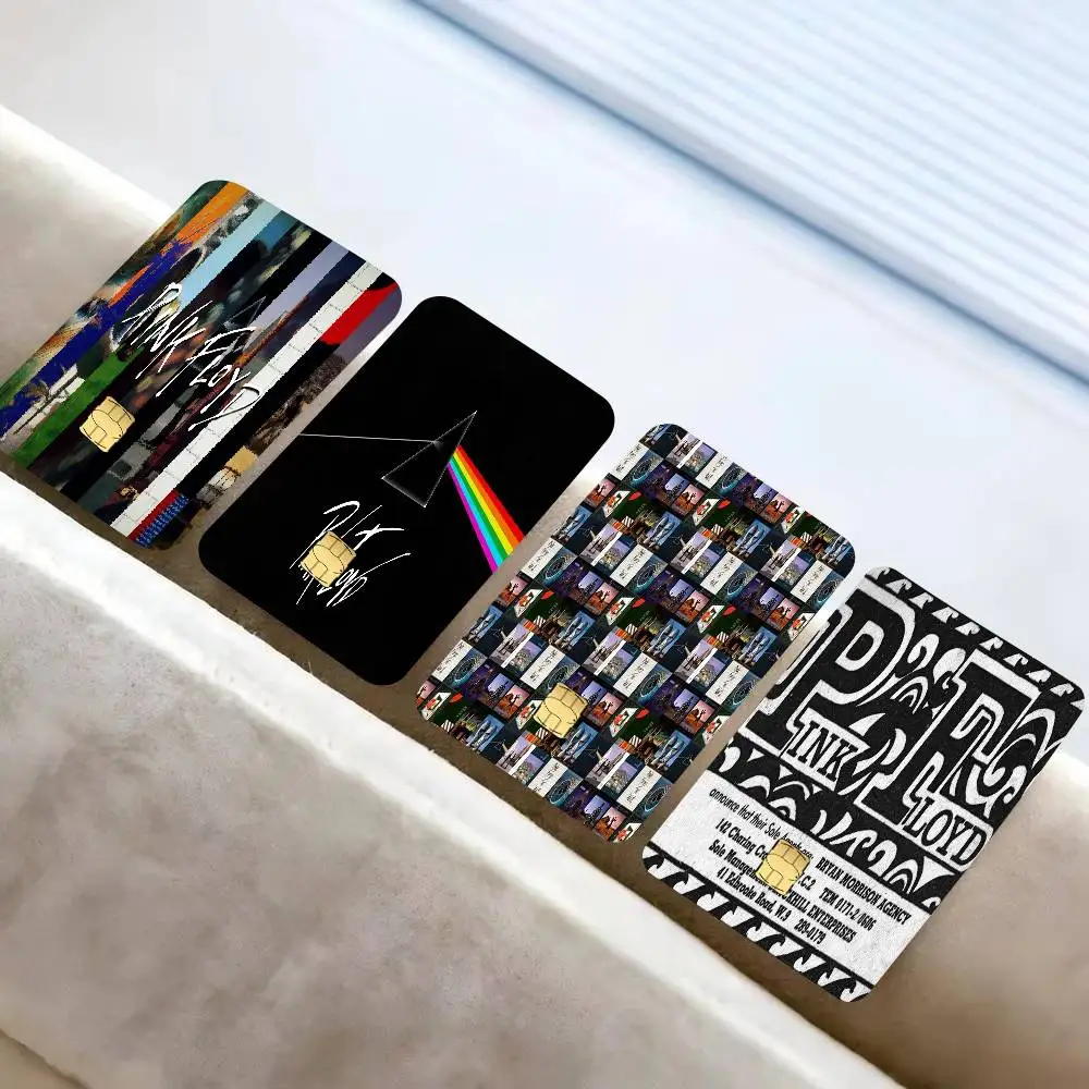P-pink-k singer F-floyds   Diy Credit Debit Card Sticker Party Sticker Decoration Waterproof Small Chip Card Skin Sticker