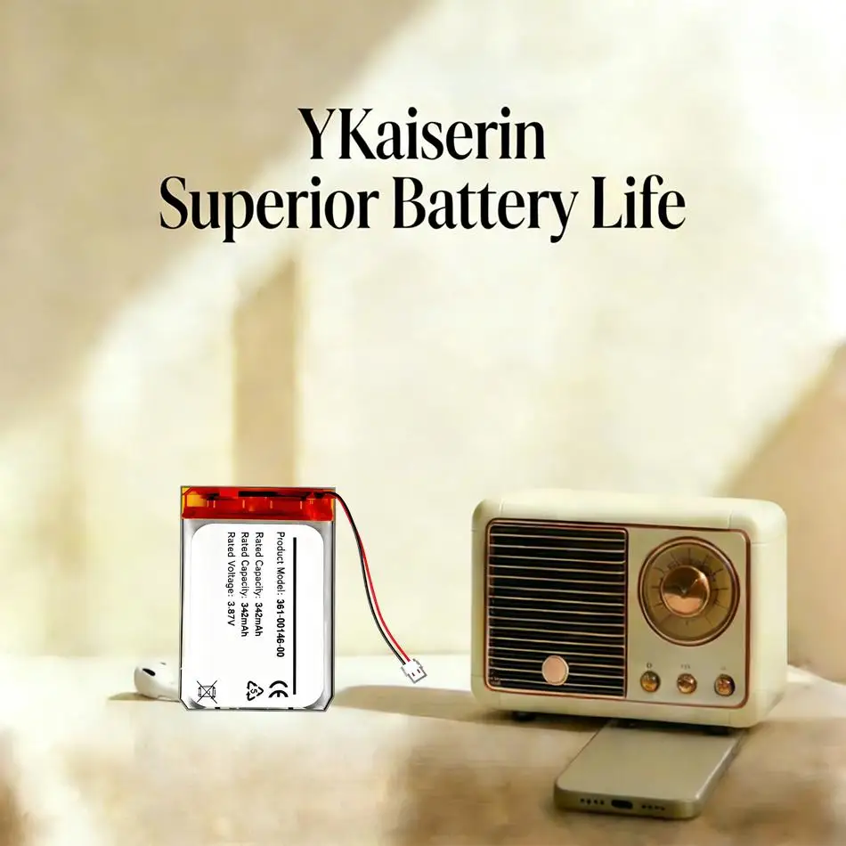 

Экологичная батарея для часов Garmin Forerunner 955, 340 мАч, надежное питание, 361-00146-00