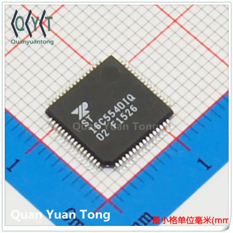 New ST16C554DIQ64 QFP64 interface chip IC electronic components
