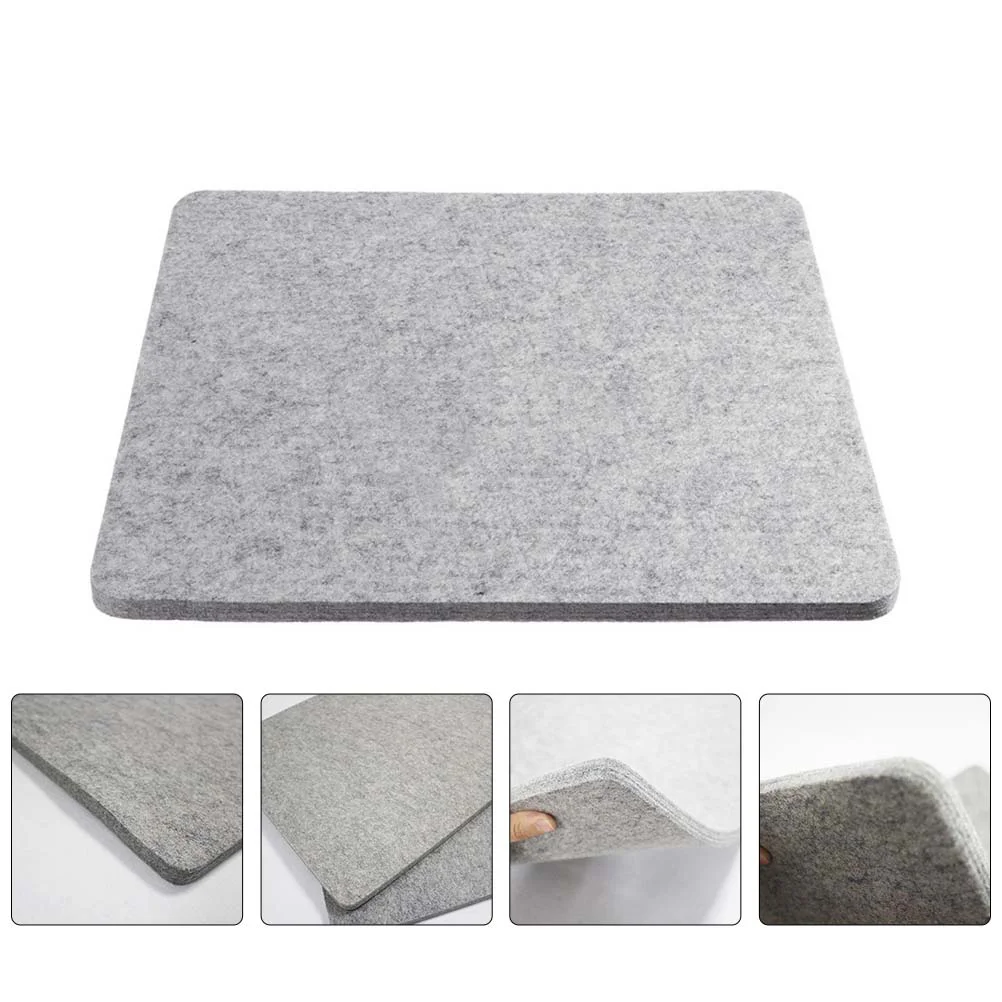 

Mini Ironing Board Felt Needle Pad Household Pressure Portable Grey Wool Mat Clothes Travel