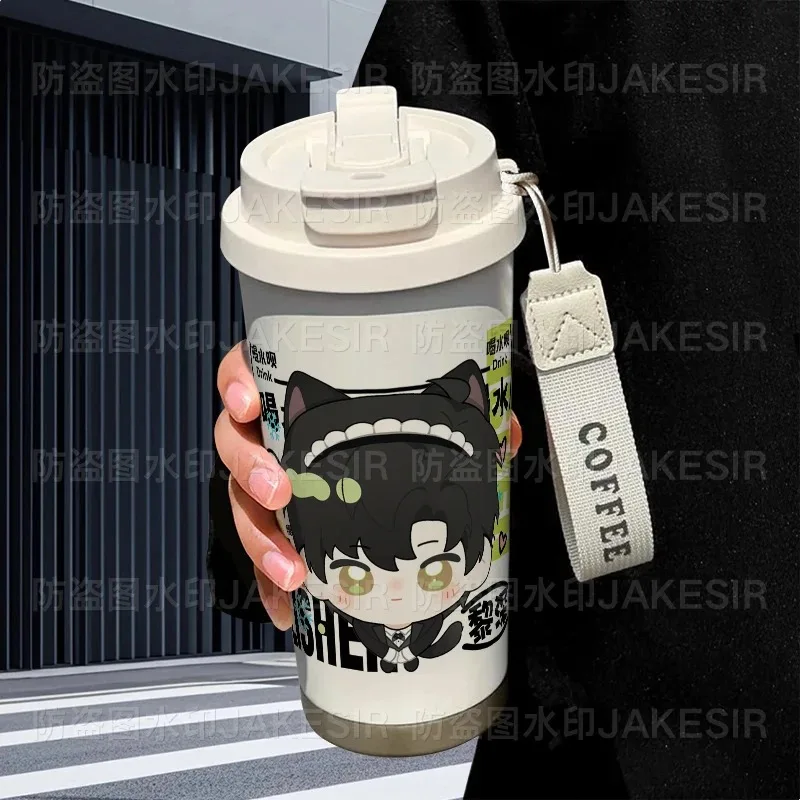 

Love and Deep Space Sylus Zayne316 Соломенная чашка для воды большой емкости из нержавеющей стали Автомобильная кофейная чашка для мужчин и женщин