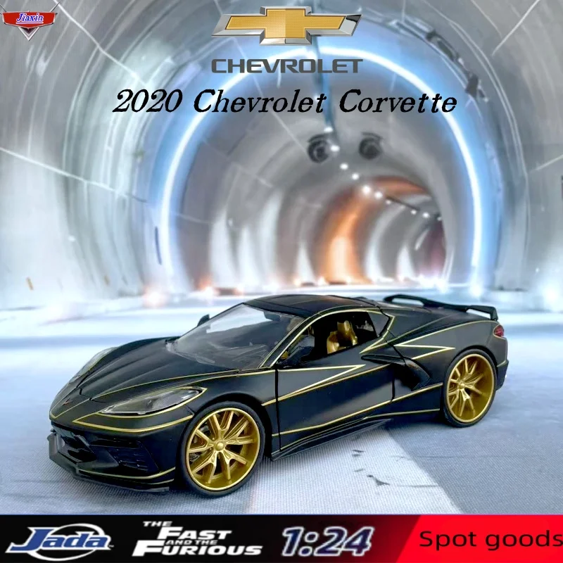 

jada 1/24 Chevrolet 2020 livery Rare Corvette Stingray C10 alloy model pieces collection