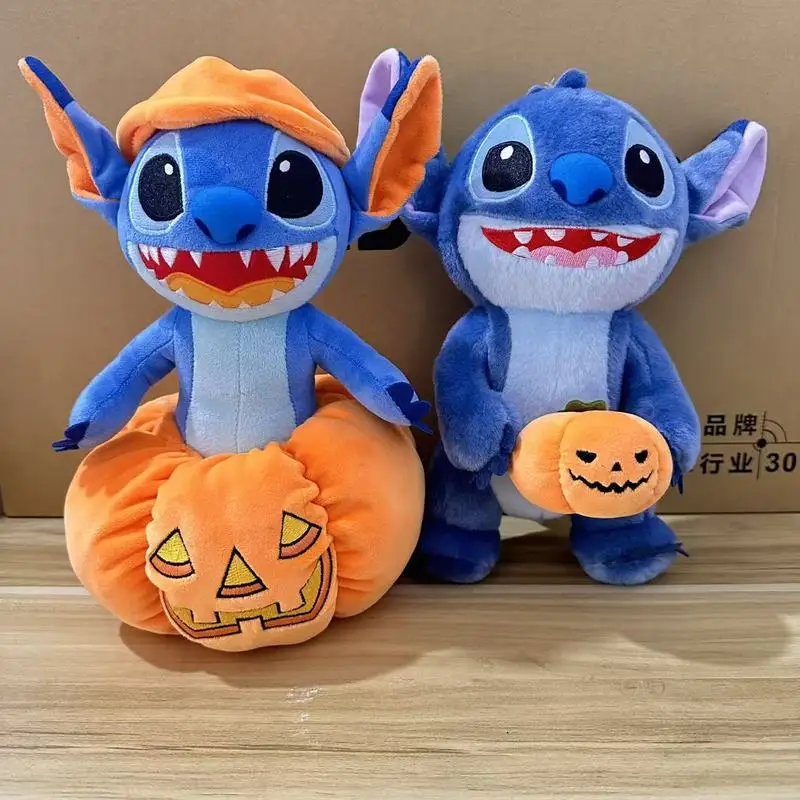 

Disney Kawaii Хэллоуин тыква стежка плюшевая кукла Рождество в стежке милая плюшевая игрушка для детей Рождественский подарок