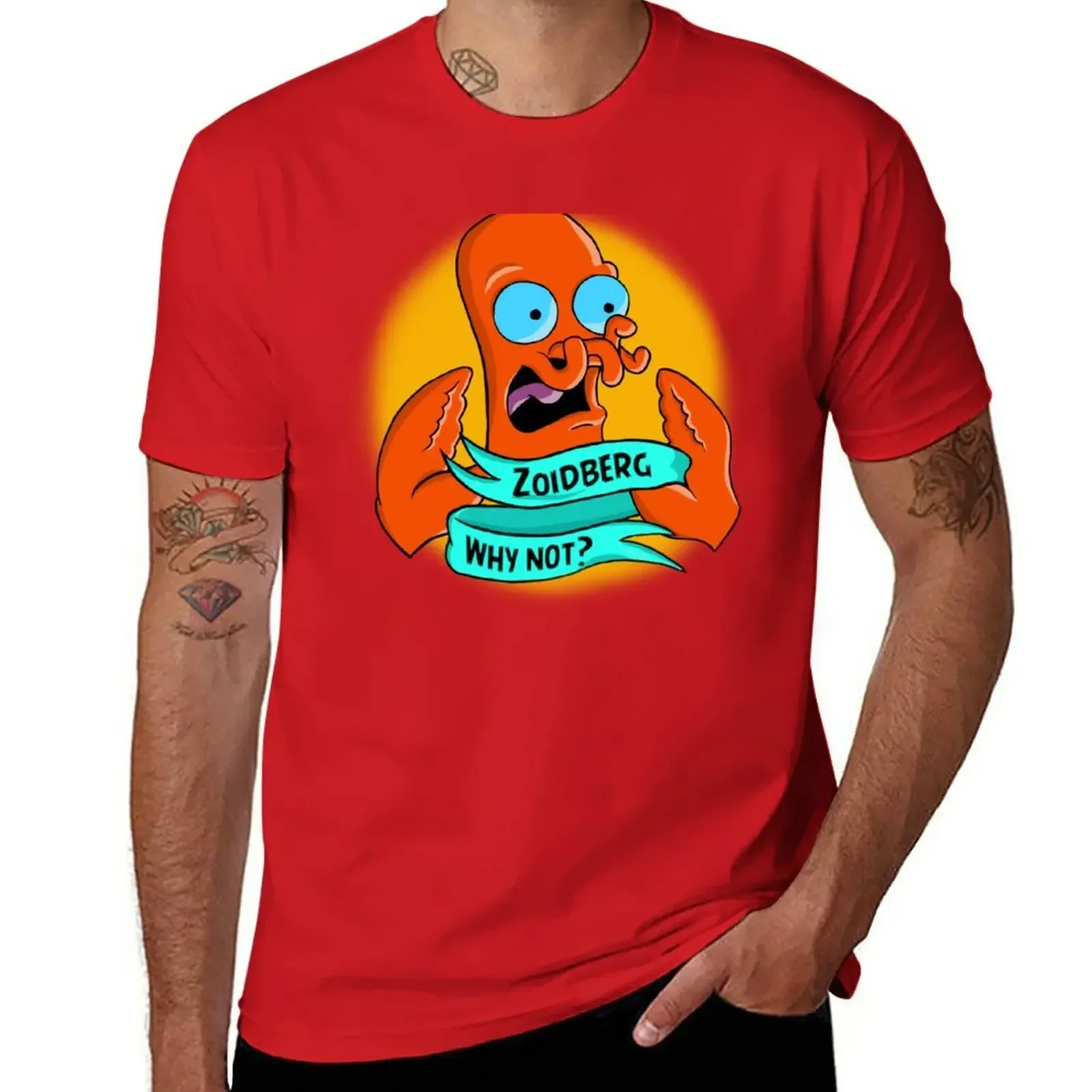 Zoidberg why not? T-Shirt plus size tops tees new edition mens graphic t-shirts funny