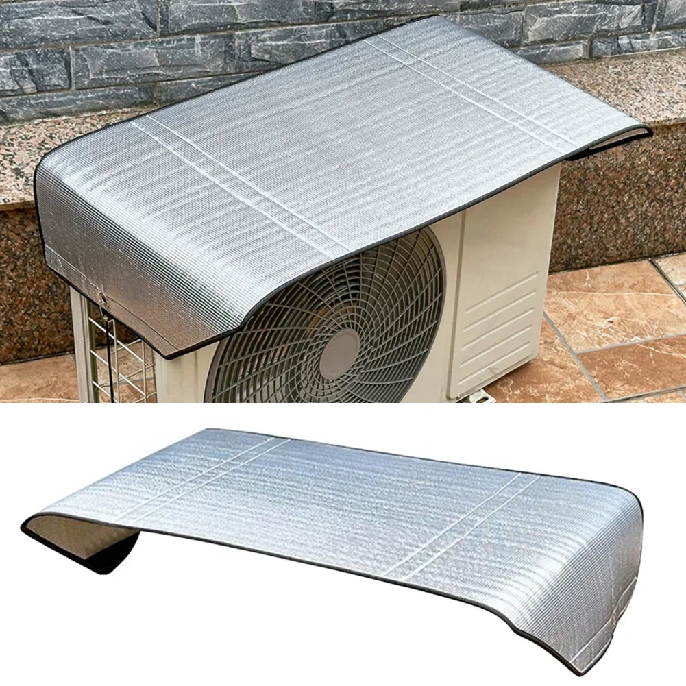 Capa externa para ar condicionado com isolamento e alças ajustáveis para ajuste seguro 110x45cm 120x50cm 130x58cm
