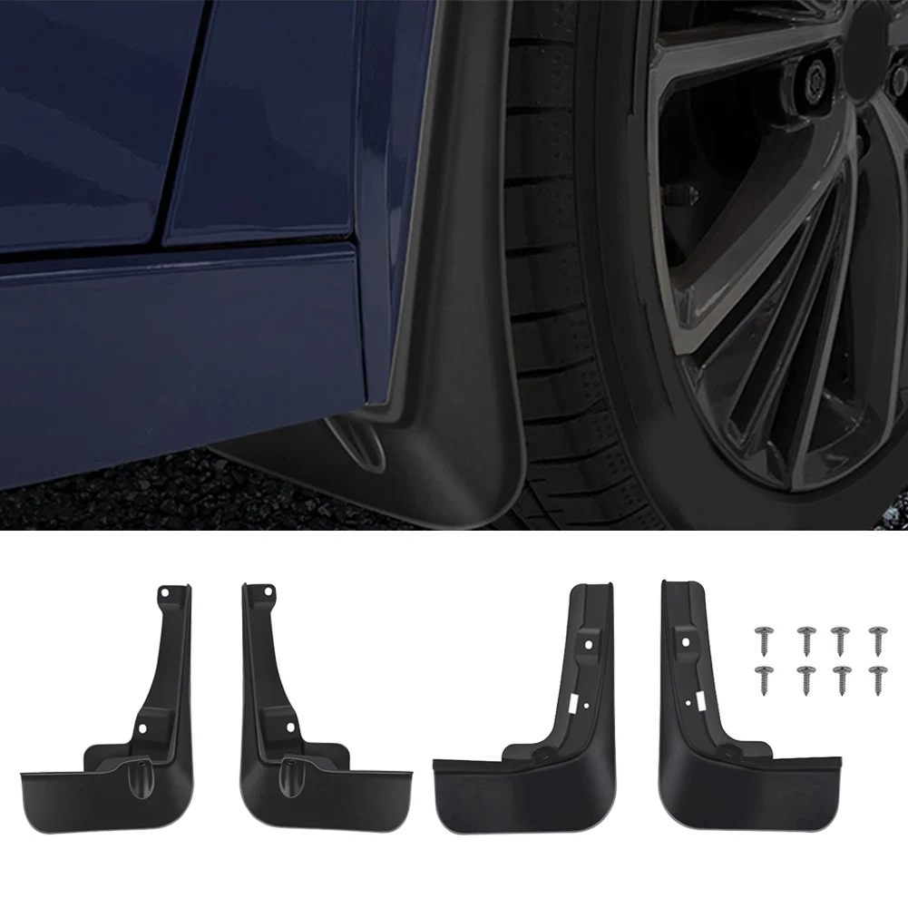 

4PCS Fit For Toyota For Prius 2023 60 Series Black Splash Guards Mud Flaps Mudguard Automobiles Exterior Accessories