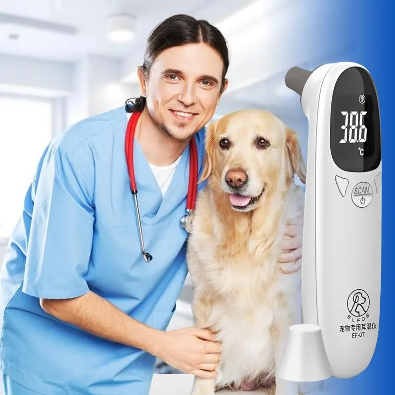 Hondenoorthermometers Dierbenodigdheden voor honden Nauwkeurig koortsdetectieapparaat voor huisdieren Dierbenodigdheden Veterinaire thermometers