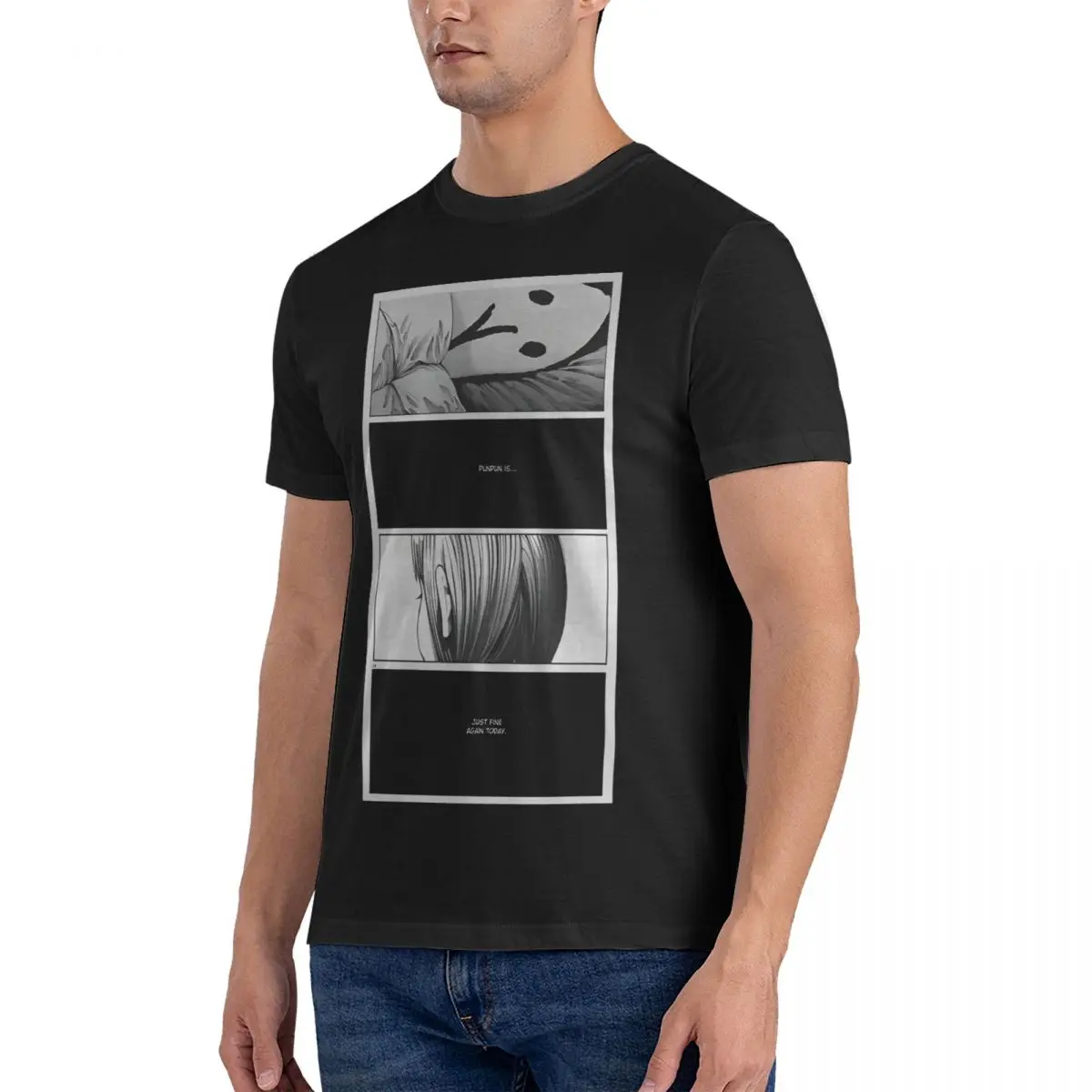 メンズ半袖Tシャツ,ラウンドカラー,コットン,オリジナル