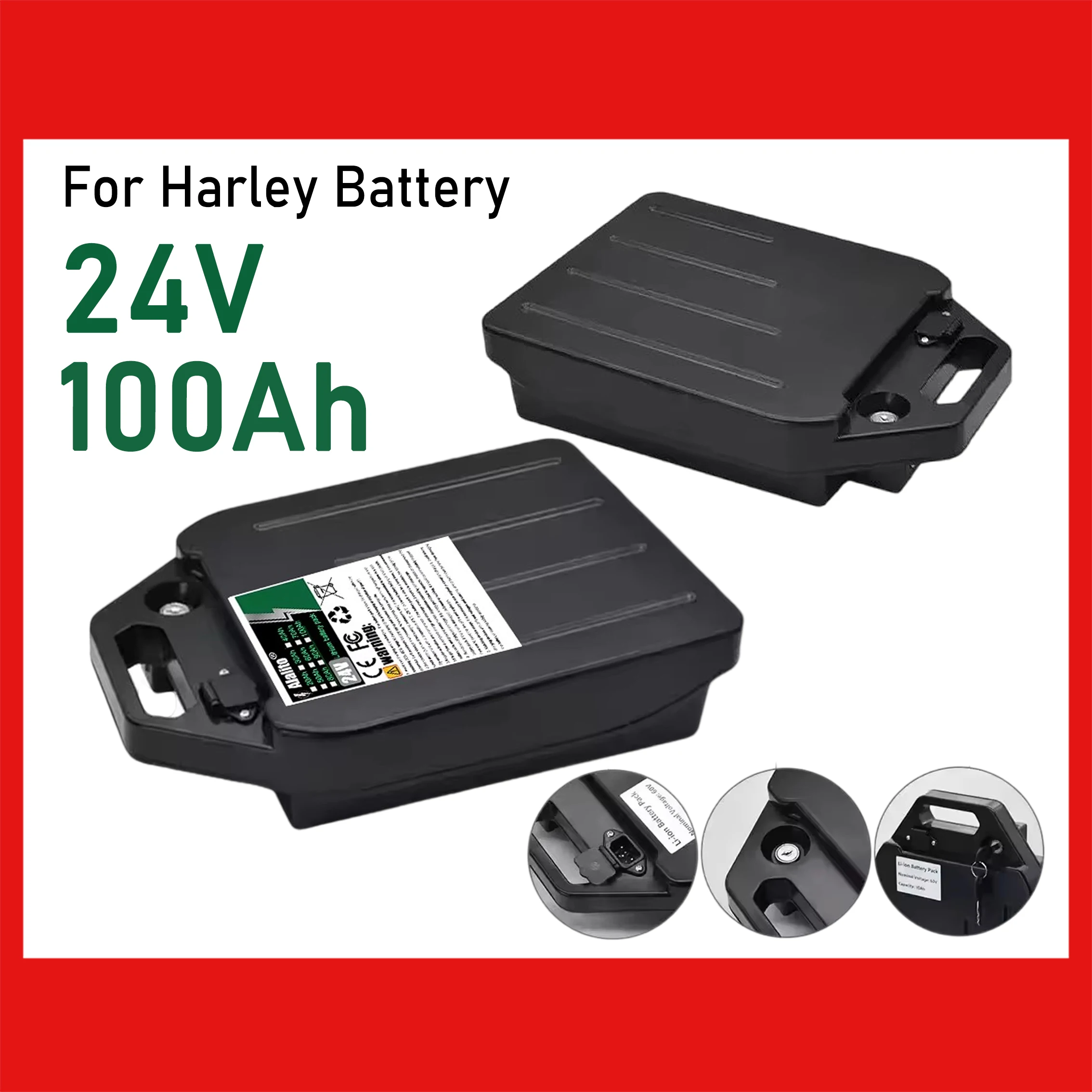 Air rapid transportation, 24V 20Ah-100Ah, multiple capacity options, suitable for motors below 3000W