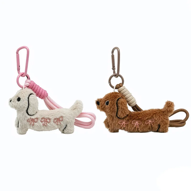 Cute Sausage Dog Mobile Pendant, Bags, Clothing, Gift Accessories, Puppy Versatile Keychain Dolls