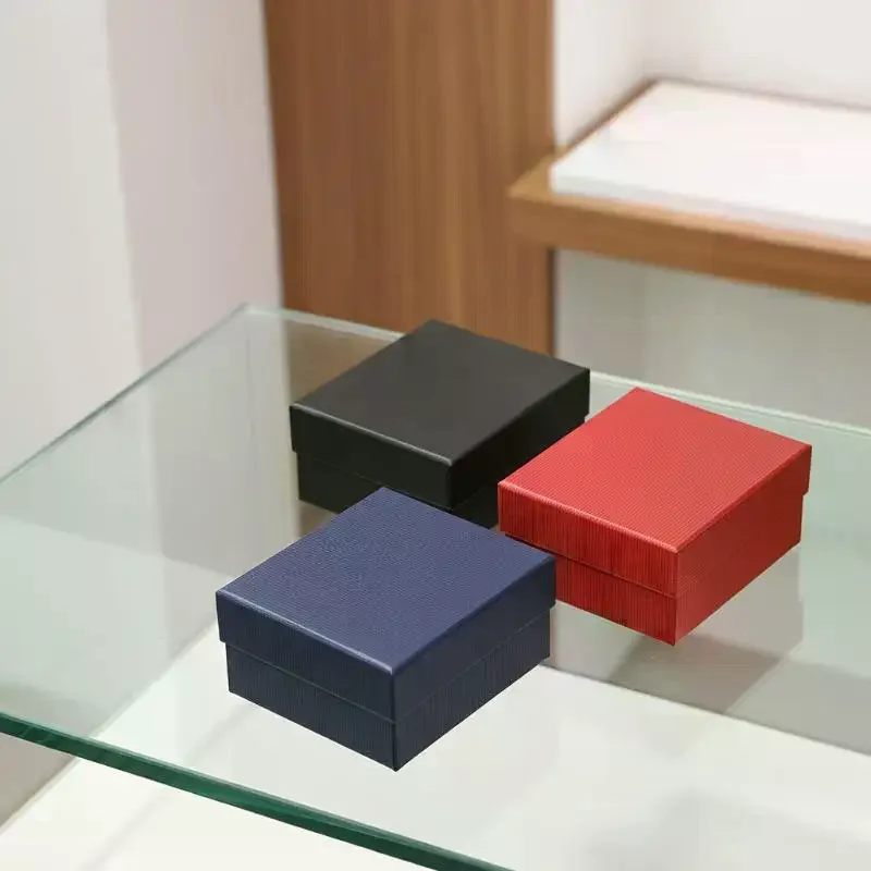 Packaging And Display Watch Boxes Gifts Black Boxes Paper Decorative Bracelet Boxes Paper Jewellery Accessories