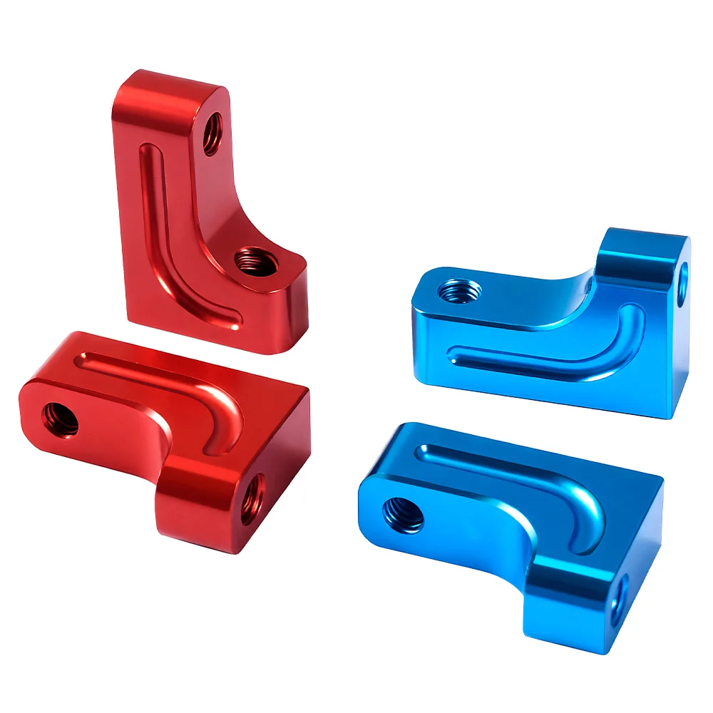 9IMOD RC سيرفو جبل البقاء 2 قطعة الألومنيوم سيرفو جبل قوس ل Tamiya TB03 TT02 XV01 الهيكل سيرفو يتصاعد ترقيات أجزاء 54090 #4