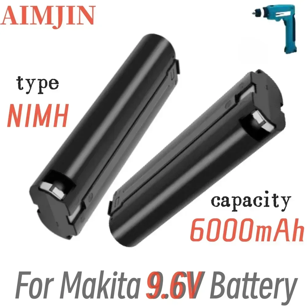 NI-MH   Rechargeable battery 9.6V 6.0Ah tool battery,suitable for Makita 9000 191681-2 632007-4 6096D 4390D 5090D