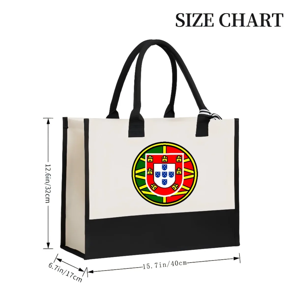 معطف الأسلحة في البرتغال 2026 وصول جديد موضة عملية واسعة قابلة لإعادة الاستخدام حمل حقيبة نمط طباعة 2 لهجة الثقيلة كبيرة #3