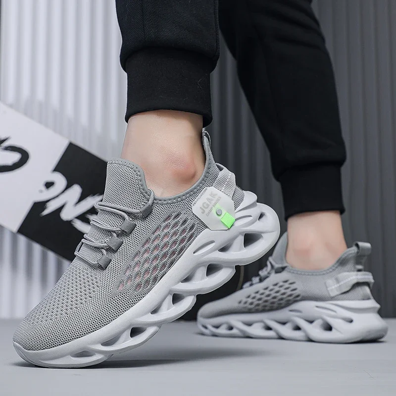 

Summer Mesh Hollow Sports Shoes Mesh Design, with Shock-absorbing and Anti Slip Sole, Ultra Light and Stable Walking Shoes